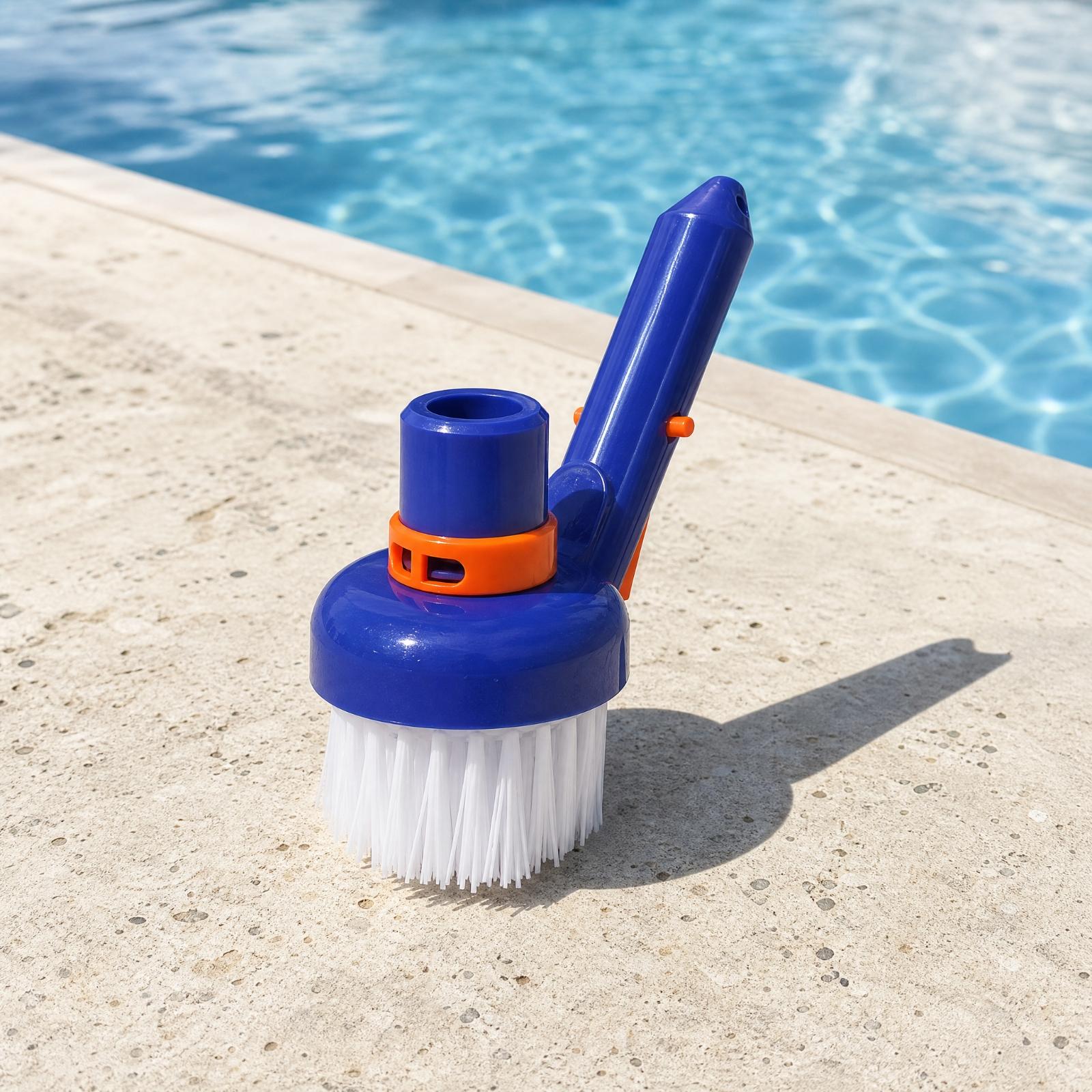 Manual Pool Corner Brush with  - Pool Vacuum Manual ulasan dan harga