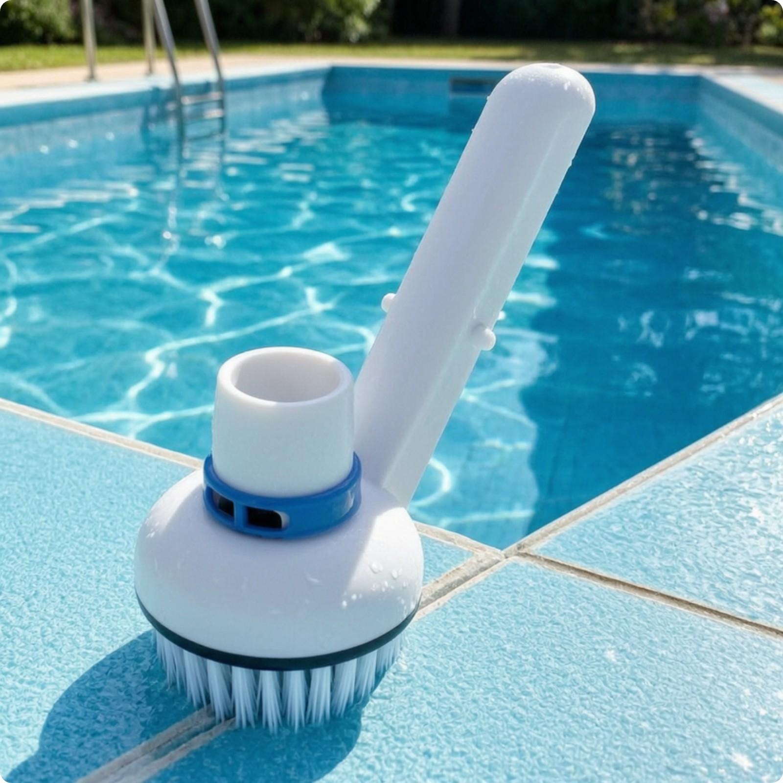 Manual Pool Corner Brush with  - Pool Vacuum Manual ulasan dan harga