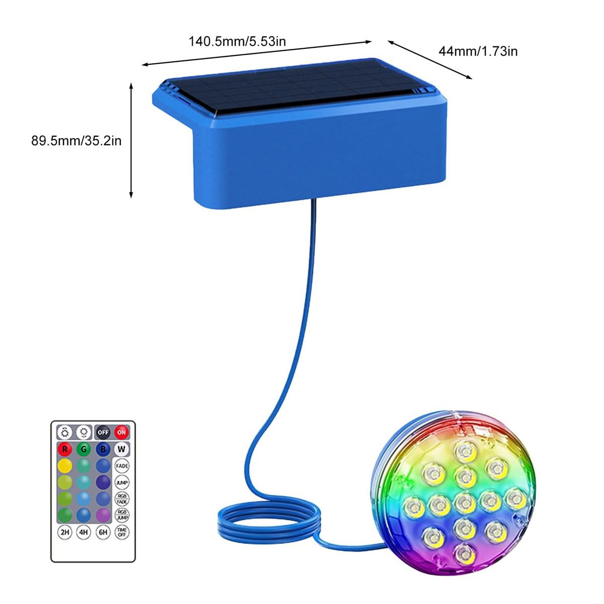 Underwater Solar Pool Light wi - Pool Light Solar Rechargeable ulasan dan harga