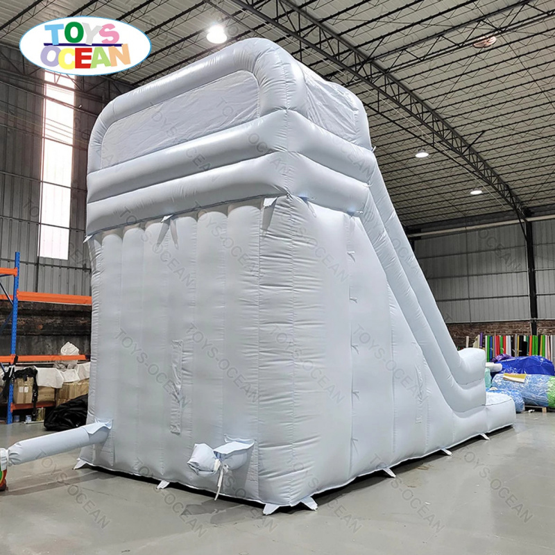 Customized Single Color 0.55mm - Water Slide Inflatable ulasan dan harga