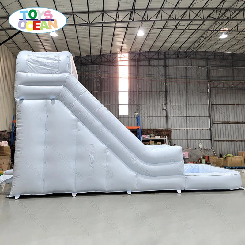 Customized Single Color 0.55mm - Water Slide Inflatable ulasan dan harga