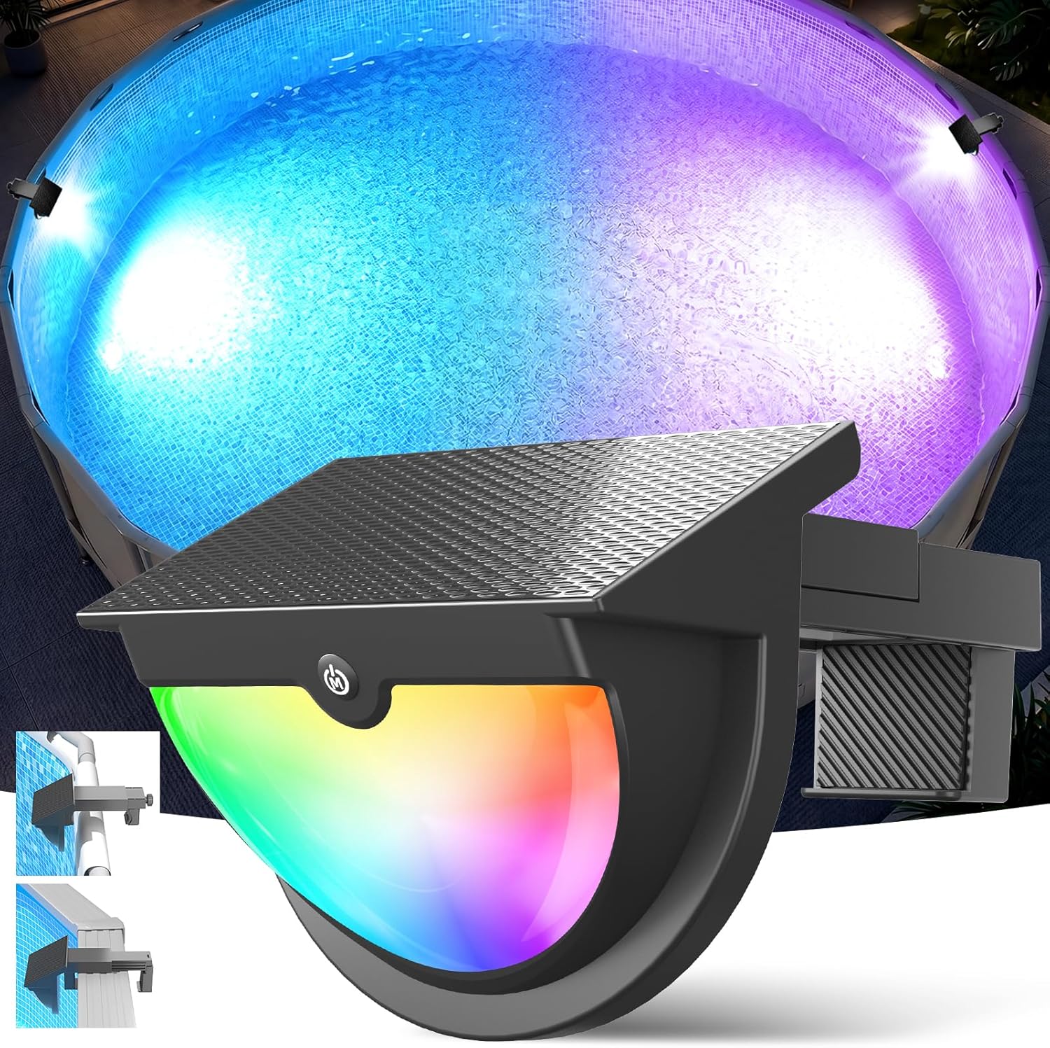 Solar Pool Lights All Season M - Pool Light Solar Rechargeable ulasan dan harga