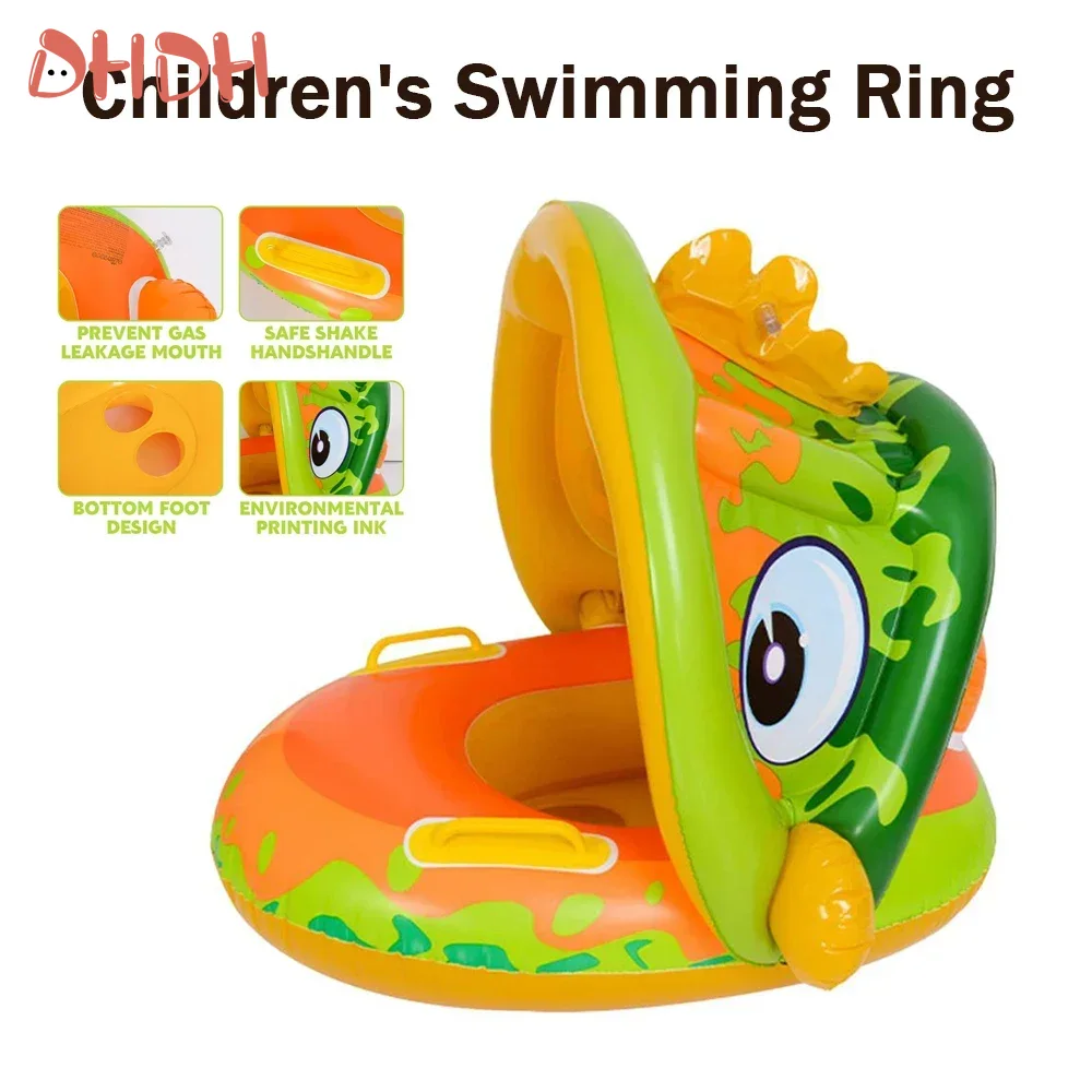 Baby Swimming Float with Sunsh - Pool Float Ring Inflatable ulasan dan harga