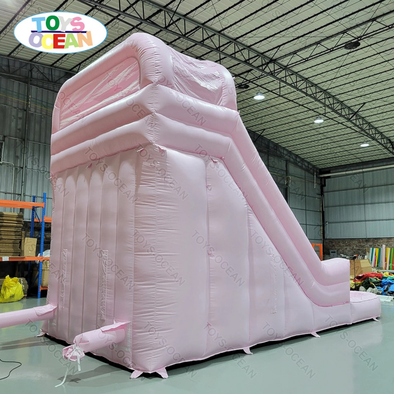 Commercial Grade Pink Double L - Water Slide Inflatable ulasan dan harga