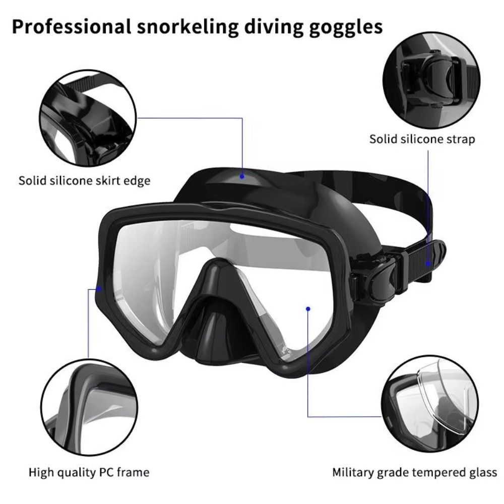 Anti Fog Diving Mask Soft Sili - Snorkel Mask Full Face ulasan dan harga