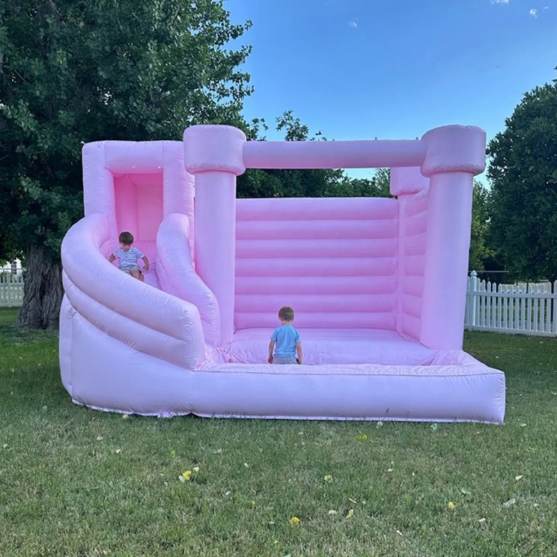 Custom Pink Castle Inflatable  - Water Slide Inflatable ulasan dan harga