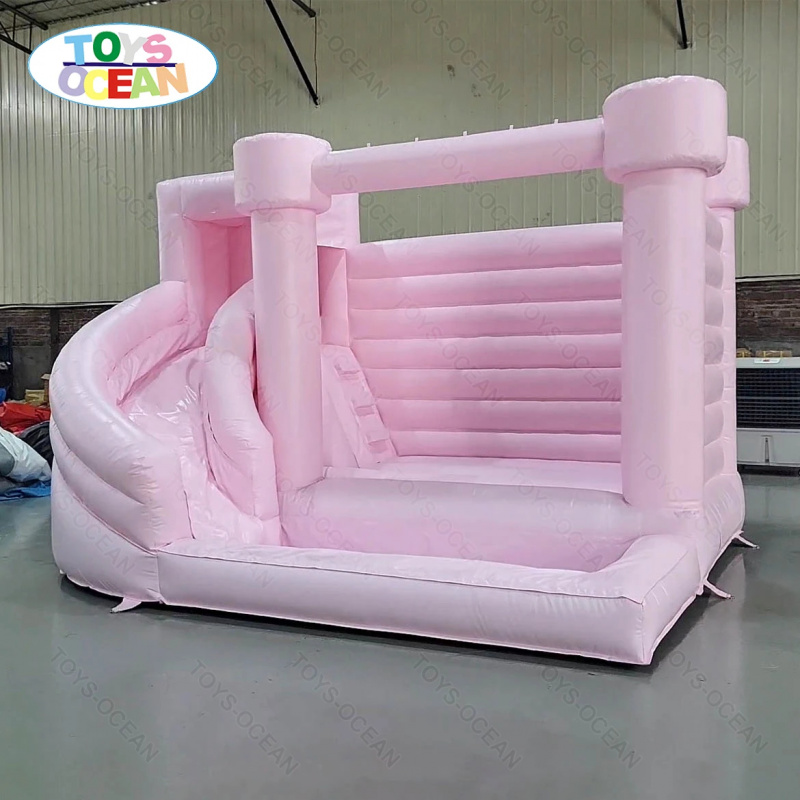 Custom Pink Castle Inflatable  - Water Slide Inflatable ulasan dan harga