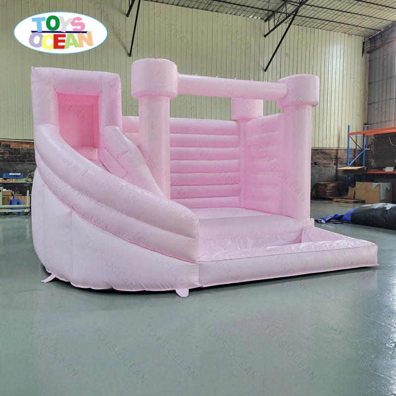 Custom Pink Castle Inflatable  - Water Slide Inflatable ulasan dan harga