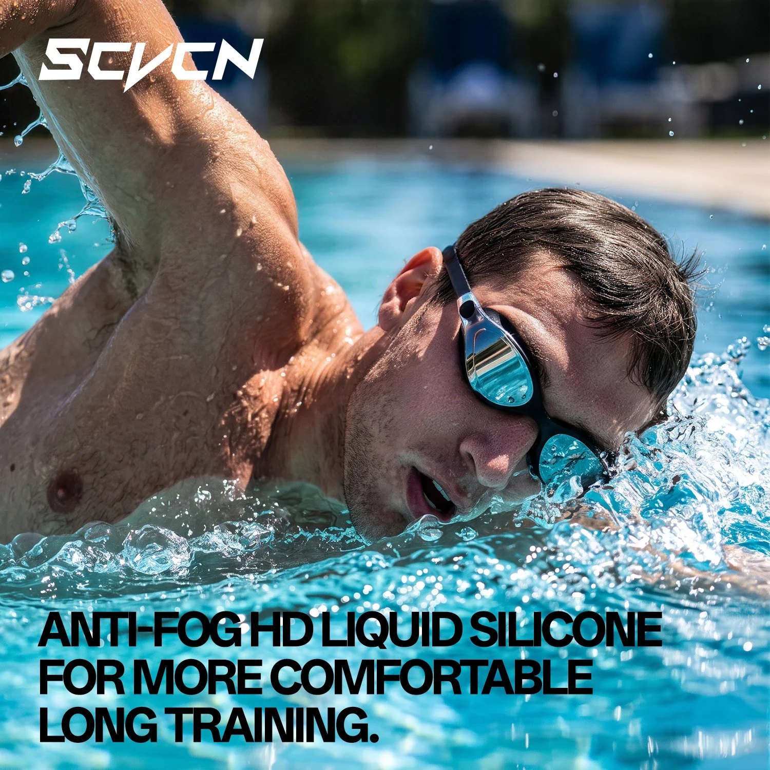 SCVCN New Professional Swimmin - Swim Goggles Anti Fog Uv ulasan dan harga