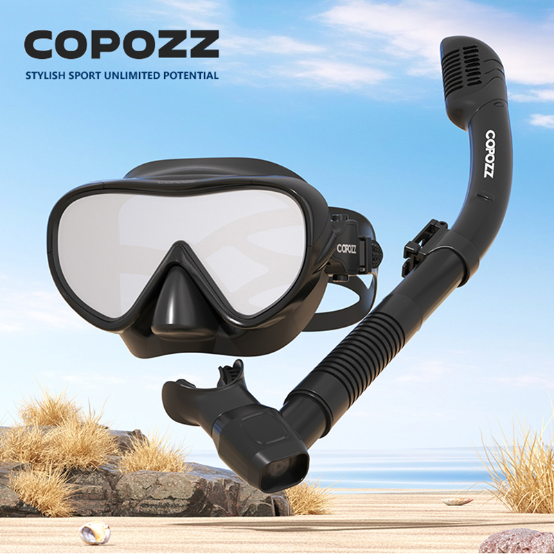 COPOZZ New Diving Mask Full Vi - Snorkel Mask Full Face ulasan dan harga