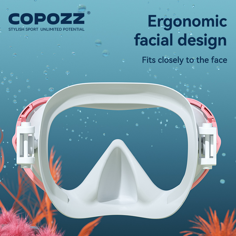 COPOZZ New Diving Mask Full Vi - Snorkel Mask Full Face ulasan dan harga
