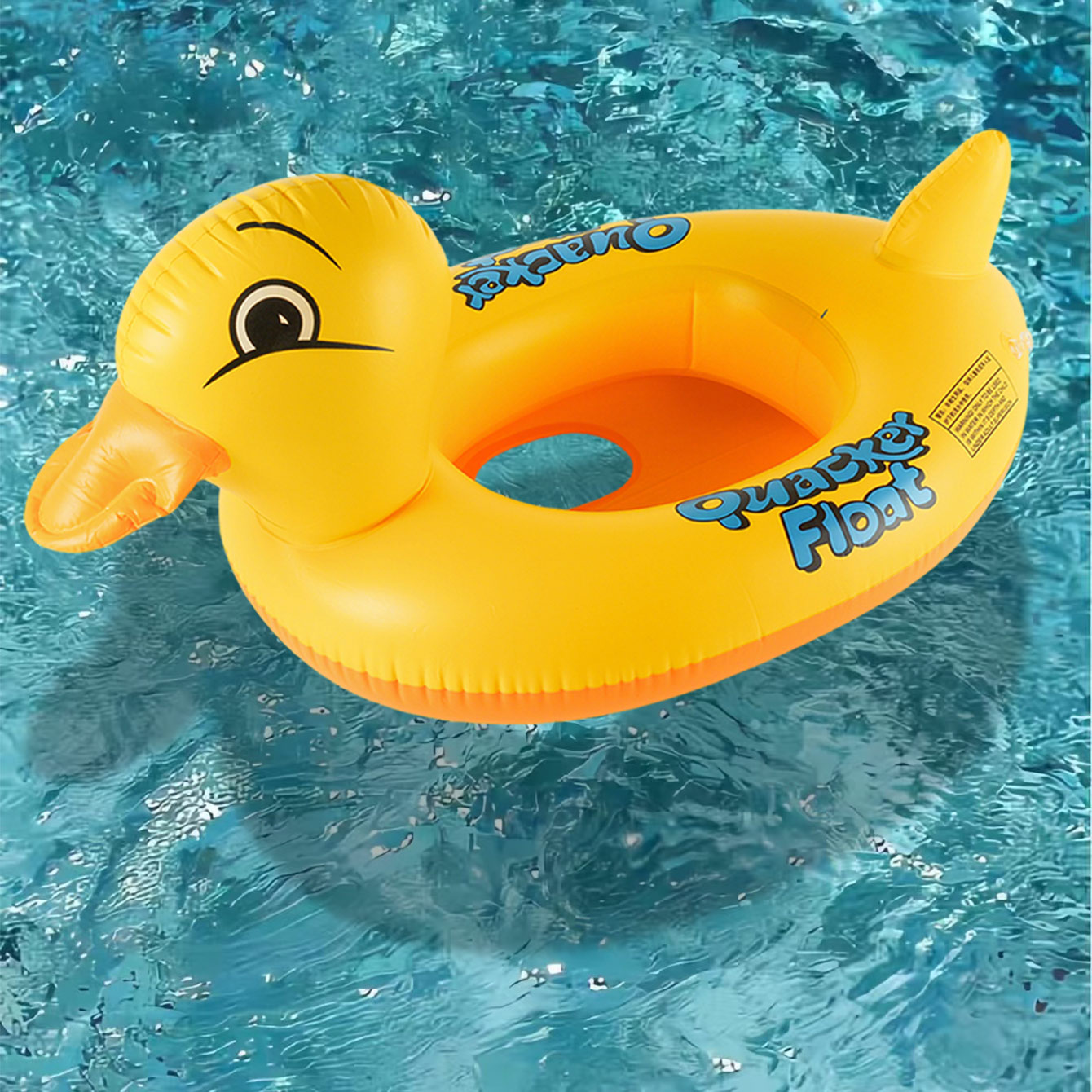 1PC Duck-shaped Thickened Infl - Pool Float Ring Inflatable ulasan dan harga
