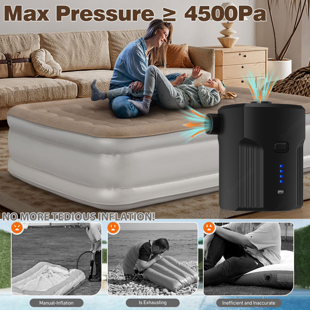Portable Electric Air Pump for - Pool Lounger Inflatable ulasan dan harga