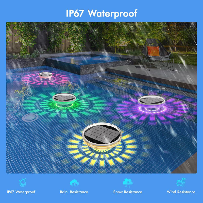 Pool Lights,Solar Rechargeable - Pool Light Solar Rechargeable ulasan dan harga